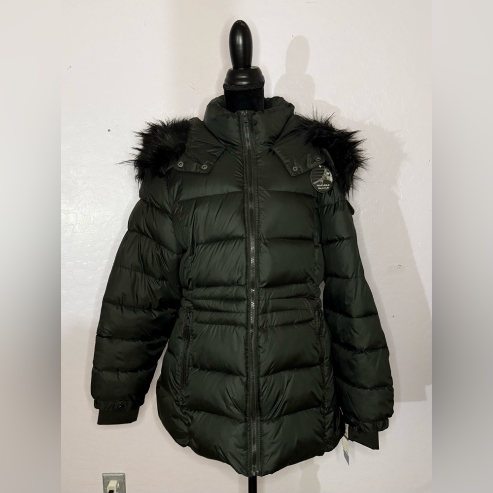 BRAND NEW Madden Girl Black Puffer Coat